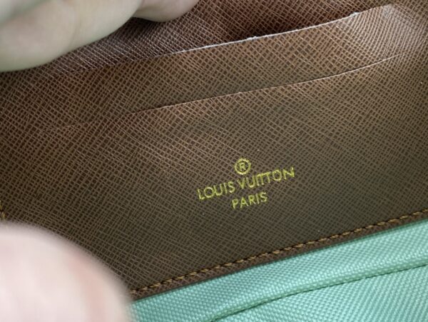 LOUIS VUITTON IVY WALLET ON CHAIN BAG DAMIER EBENE BEIGE M81911 - Image 8