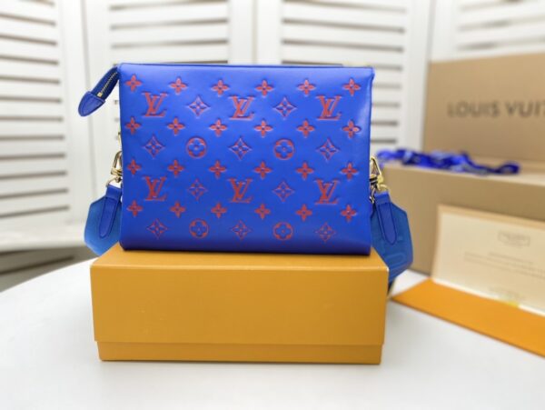 LOUIS VUITTON COUSSIN BLUE RED 26CM - Image 5