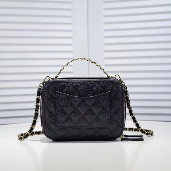 CHANEL VANITY WITH HANDLE BLACK 19CM - Image 3
