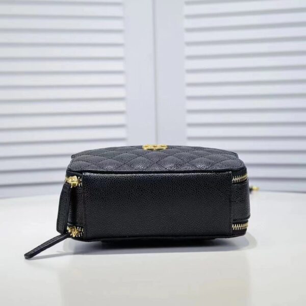 CHANEL VANITY WITH HANDLE BLACK 19CM - Image 4