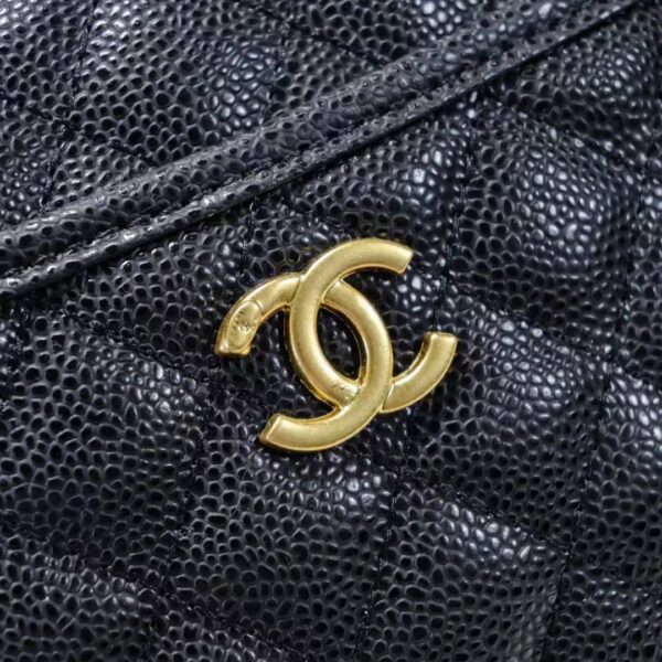 CHANEL VANITY WITH HANDLE BLACK 19CM - Image 6