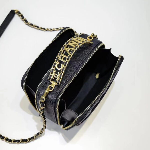 CHANEL VANITY WITH HANDLE BLACK 19CM - Image 7