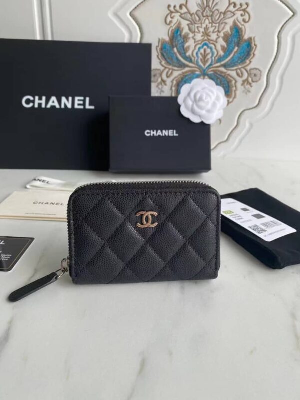 CHANEL CLASSIC ZIPPED COIN WALLET 11CM - Image 6