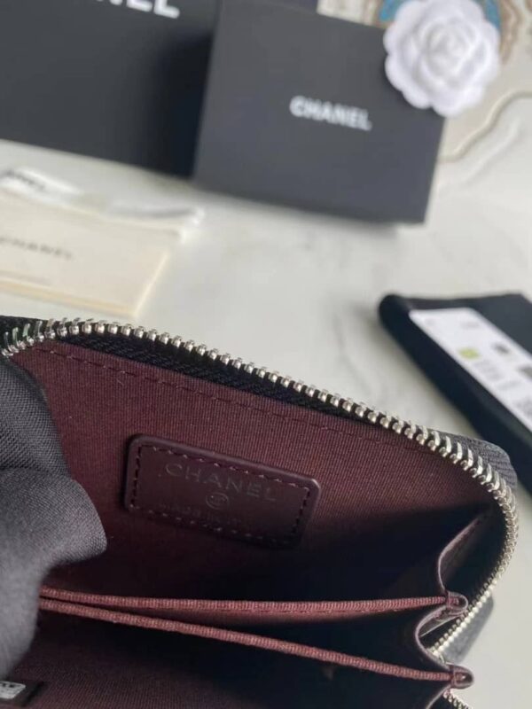 CHANEL CLASSIC ZIPPED COIN WALLET 11CM - Image 5