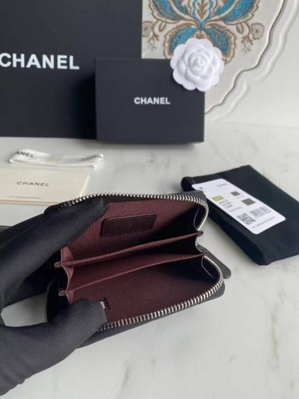 CHANEL CLASSIC ZIPPED COIN WALLET 11CM - Image 4