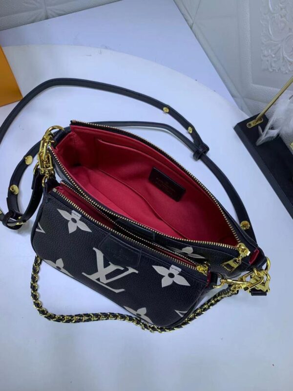 LOUIS VUITTON MULTI POCHETTE ACCESSOIRES 25CM BLACK M45777 - Image 8