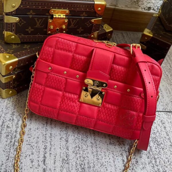 LOUIS VUITTON TROCA PM 22CM RED M59118 - Image 2