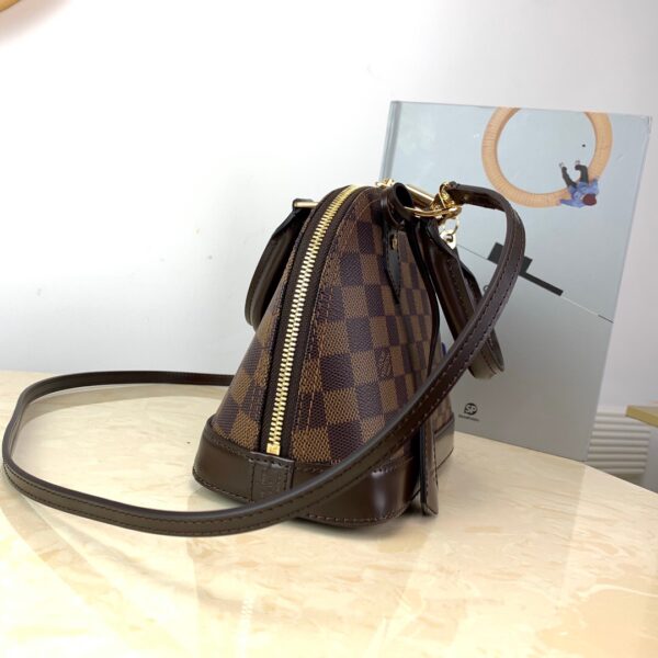 LOUIS VUITTON ALMA BB DAMIER EBENE 23CM N41221 - Image 5