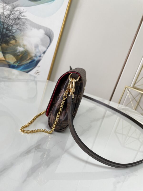 LOUIS VUITTON FÉLICIE POCHETTE DAMIER AZUR 21CM N41129 - Image 9