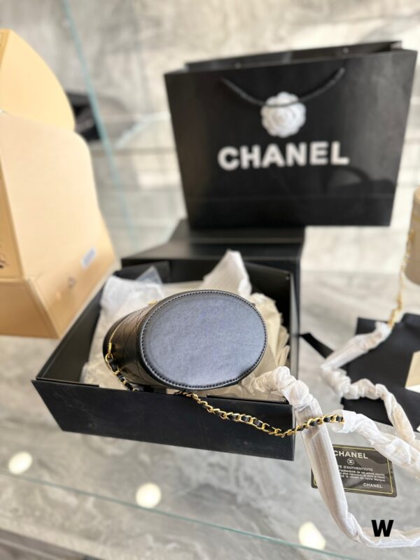 CHANEL VANITY MINI BAG WITH STRAP BLACK 19CM AP2873 B08422 94305 - Image 3