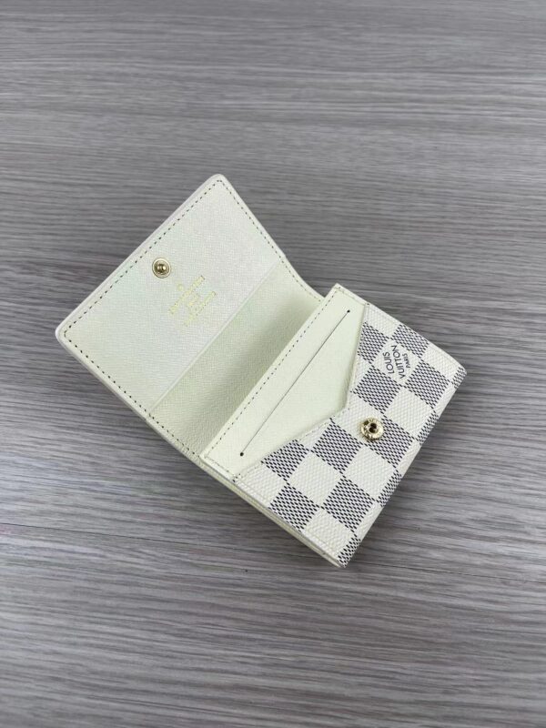 LOUIS VUITTON ENVELOPPE PIXEL CARD HOLDER GREY AND WHITE M63801 - Image 3