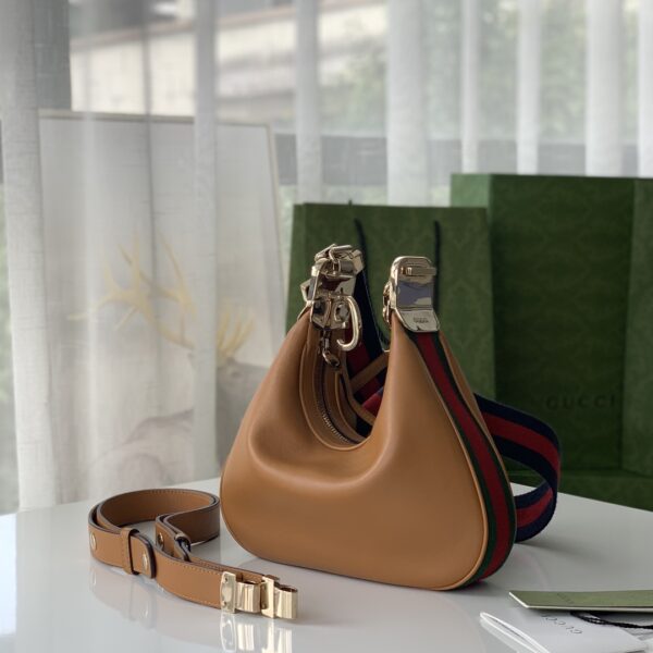 GUCCI GG ATTACHE SMALL SHOULDER BAG IN ORANGE 23CM 702823 UXWBG 3162 - Image 4