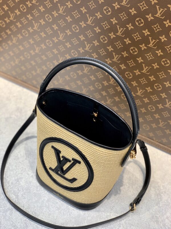 LOUIS VUITTON PETIT BUCKET 24CM BLACK M59961 - Image 8
