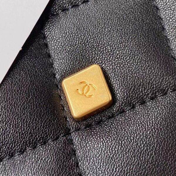 CHANEL CROSSBODY BAG BLACK 22CM AS2634 - Image 6