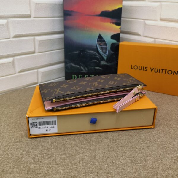 LOUIS VUITTON MONOGRAM WALLET ADELE LIGHT PINK M61269 - Image 3