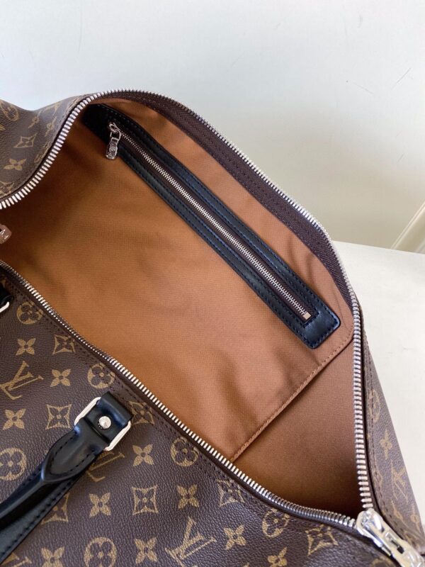 LOUIS VUITTON KEEPALL BANDOULIÈRE 55 MONOGRAM MACASSAR M56714 - Image 9