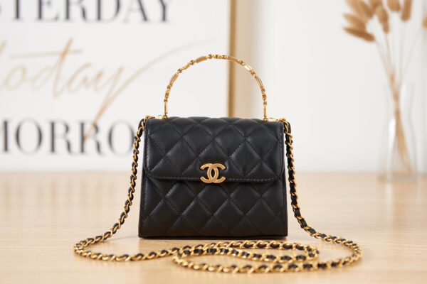 CHANEL CLUTCH WITH CHAIN BLACK AP2945 B08842 94305 - Image 3