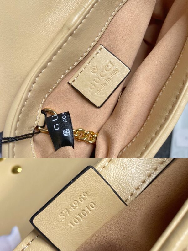 GUCCI GG MARMONT SUPER MINI BAG BLUE AND RED 16.5CM 574969 1X5DG 4179 - Image 4