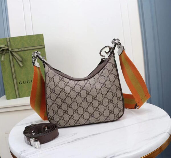 GUCCI GG ATTACHE LARGE SHOULDER BAG 23CM 702823 96GRN 4091 - Image 6