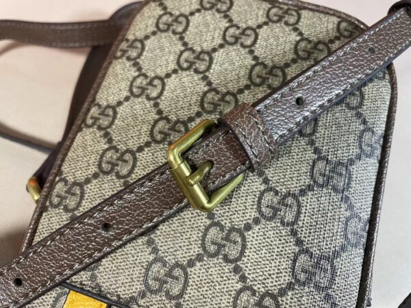GUCCI OPHIDIA GG SUPREME CANVAS MINI BAG BEIGE 16CM - Image 4