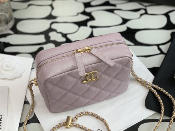 CHANEL VANITY PEARL CRUSH LIGHT PURPLE 17CM AS2856C - Image 5