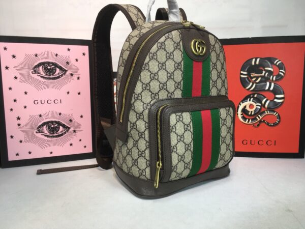 GUCCI OPHIDIA GG SMALL BACKPACK BROWN 29CM 547965 9U8BT 8994 - Image 5
