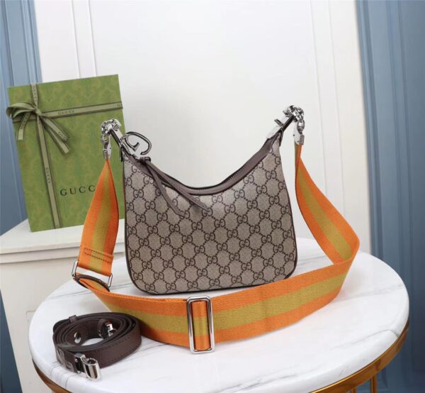 GUCCI GG ATTACHE LARGE SHOULDER BAG 23CM 702823 96GRN 4091 - Image 8