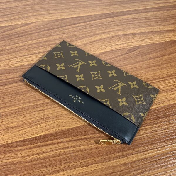 LOUIS VUITTON MONOGRAM SLIM PURSE BLACK M80348 - Image 4