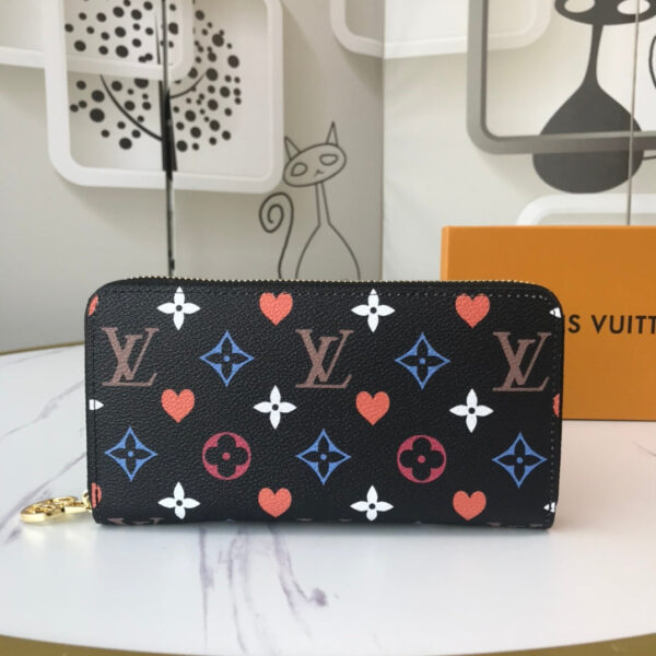 LOUIS VUITTON ZIPPY AROUND WALLET BLACK M80323 - Image 4