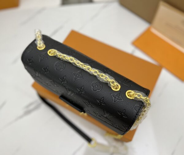 LOUIS VUITTON MARCEAU BLACK LEATHER BAG M46200 - Image 5