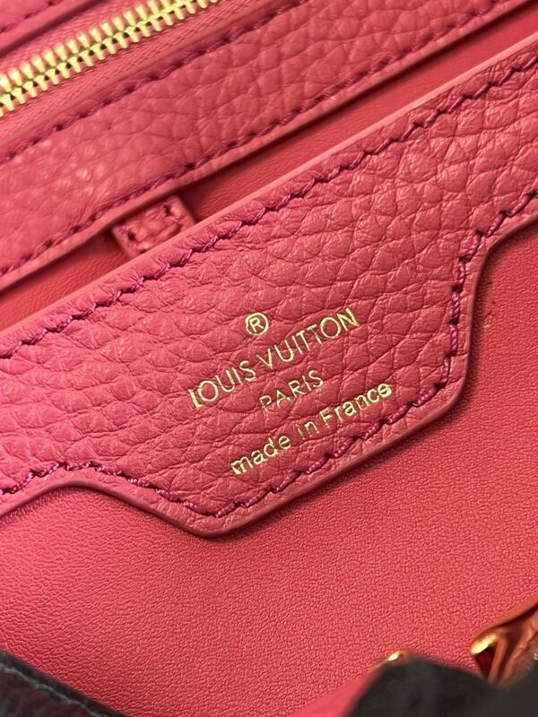 LOUIS VUITTON CAPUCINES MM 31CM BLACK AND ROSE BERLINGOT M59882 - Image 3