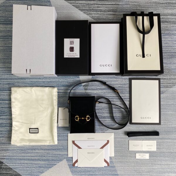 Gucci Horsebit 1955 mini bag 625615 0YK0G 1000 - Image 2