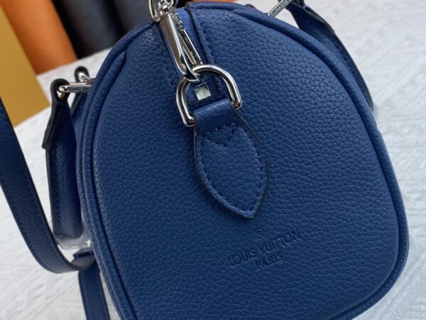 LOUIS VUITTON LV SPEEDY BANDOULIERE 20 HANDBAG NAVY BLUE M58958 - Image 5