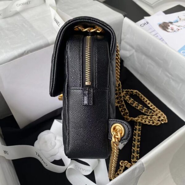 CHANEL BACKPACK BLACK AS3108 - Image 3