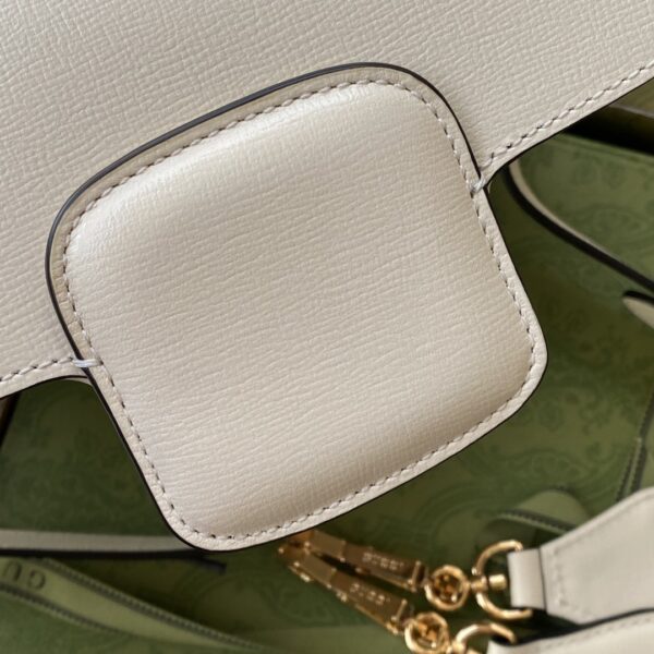 GUCCI HORSEBIT 1955 MINI BAG IN WHITE 658574 18YSG 9068 - Image 5