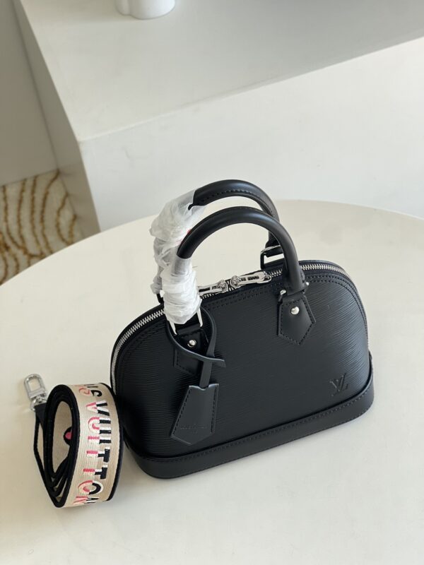 LOUIS VUITTON ALMA BB 23CM BLACK M59217 - Image 8