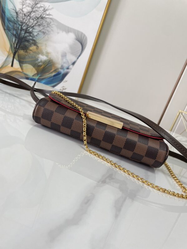 LOUIS VUITTON FÉLICIE POCHETTE DAMIER AZUR 21CM N41129 - Image 5