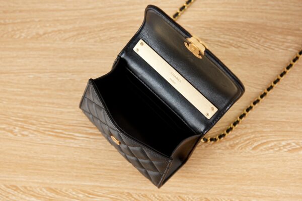 CHANEL CLUTCH WITH CHAIN BLACK AP2945 B08842 94305 - Image 5