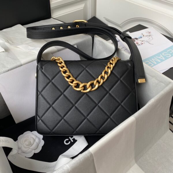 CHANEL HANDBAG BLACK AS2842 - Image 2