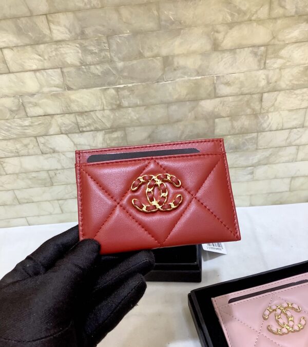 CHANEL FLAP WALLET RED AP0941 - Image 6