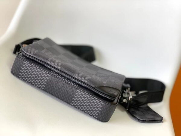 LOUIS VUITTON STUDIO MESSENGER GRAY 24CM N50013 - Image 4