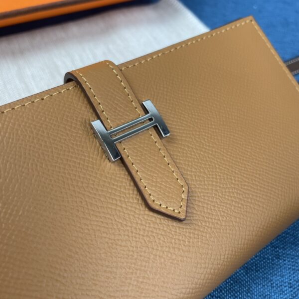 HERMES BEARN WALLET EPSOM BROWN - Image 4