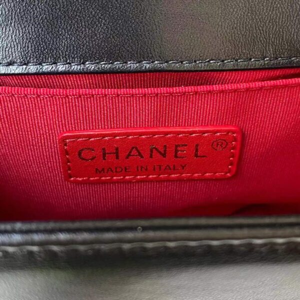 CHANEL MINI LEBOY BLACK AS3018 - Image 5