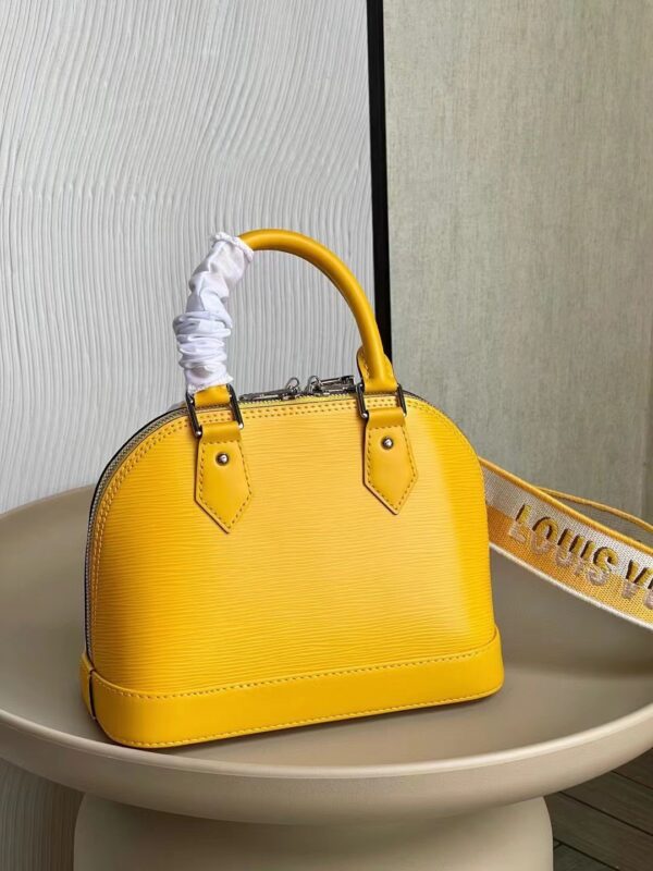 LOUIS VUITTON ALMA BB 23CM YELLOW M59358 - Image 6