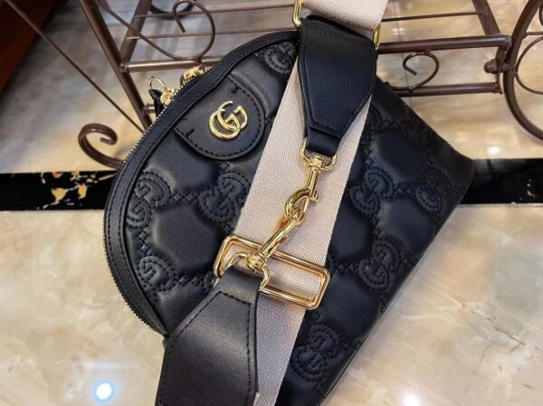 GUCCI GG MATELASSÉ LEATHER SMALL BAG BLACK 23CM ? - Image 6