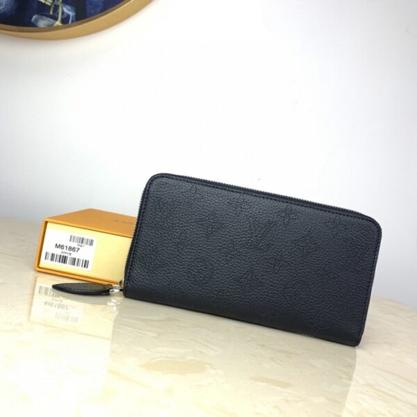 LOUIS VUITTON ZIPPY WALLET BLACK M61867 - Image 9