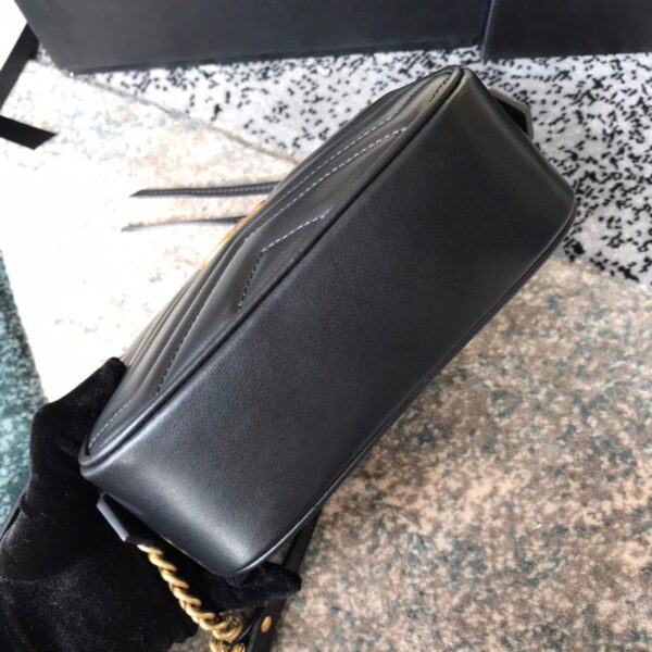 GUCCI MARMONT SMALL MATELASSE SHOULDER BAG 447632 DTD1T 1000 - Image 5