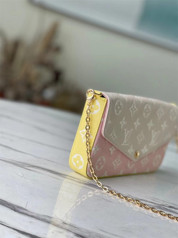 LOUIS VUITTON FÉLICIE POCHETTE 21CM PINK M81359 - Image 4