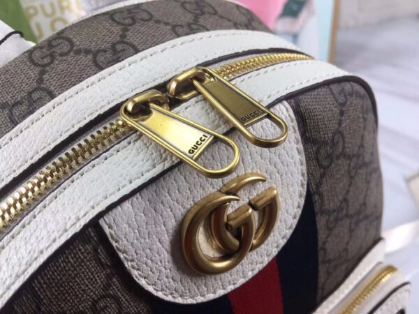 GUCCI OPHIDIA GG SUPREME BACKPACK WHITE 29CM 685769 9U8BT 9760 - Image 3