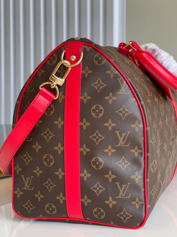 LOUIS VUITTON KEEPALL BANDOULIÈRE 50 RED M44740 - Image 4